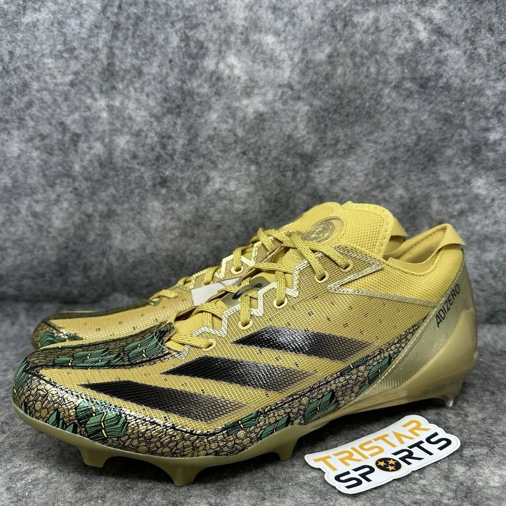 Adidas Adizero Electric Football Cleats Mens Size 12 Disney Scrooge McDuck Gold